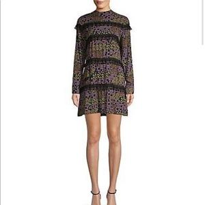 NWT Molly Bracken Tiered Lace Floral Dress